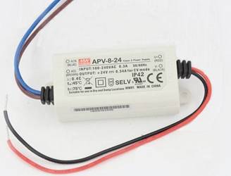 LED power supply 24V 0.34A 8W MEAN WELL APV-8-24