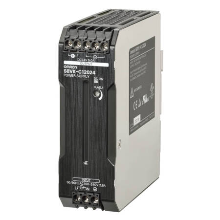 DIN rail power supply 24V 5A 120W OMRON | S8VK-C12024