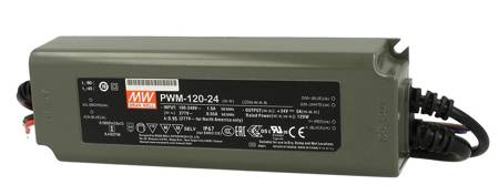 LED lighting power supply 24V 5A 120W Mean Well PWM-120-24