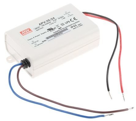 LED power supply 24V 1.5A 36W MEAN WELL | APV-35-24