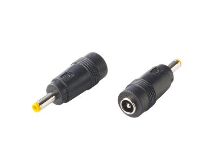 Plug reduction from 2.1 x 5.5 mm to 1.7 x 4.0 mm SUNNY