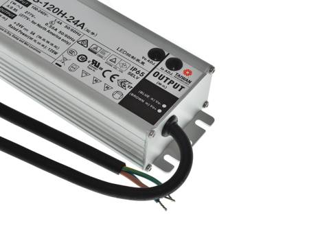 Switching power supply for LED lighting systems IP67 HLG-120H-24A Mean Well