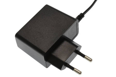 Wall-mounted plug-in power supply for cameras 12V 1A | 2,1x5,5mm