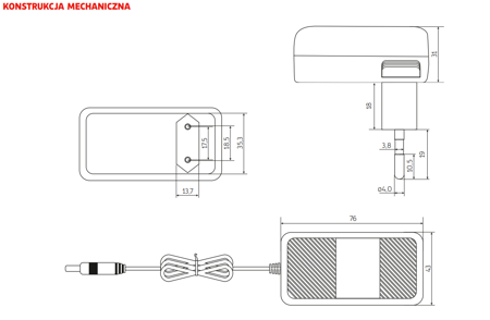 Wall-mounted plug-in power supply unit ESPE 12V 2A 24W | PRO2412W2E