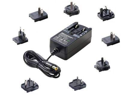 Wall-mounted plug-in power supply unit SUNNY 18V 1.33A 24W | SYS1541-2418 + plugs