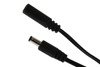 DC two-core extension cord 2x0.5mm2 plug / socket 2.1x5.5mm