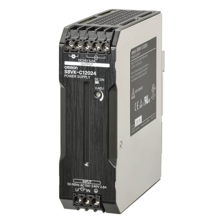 Zasilacz na szynę DIN 24V 5A 120W OMRON | S8VK-C12024