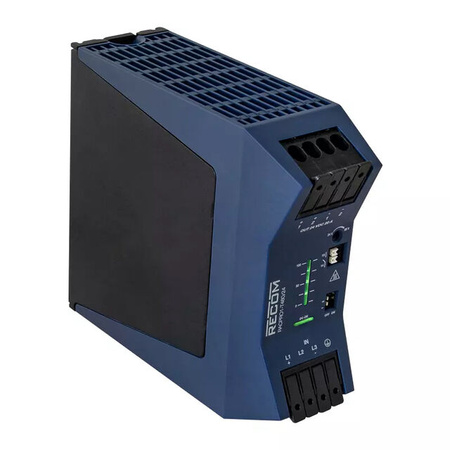 Zasilacz trójfazowy na szynę DIN 24V 20A 480W RECOM | RACPRO1-T480/24