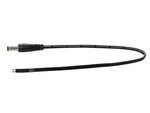 Kabel przewód DC dwużyłowy 2x0,52mm² wtyk 2,5x5,5 mm | 0,25m