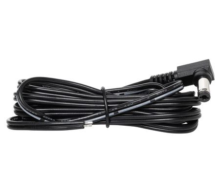 DC two-wire cable 2x0.5mm2 plug 2.5x5.5mm angle | 1.5m