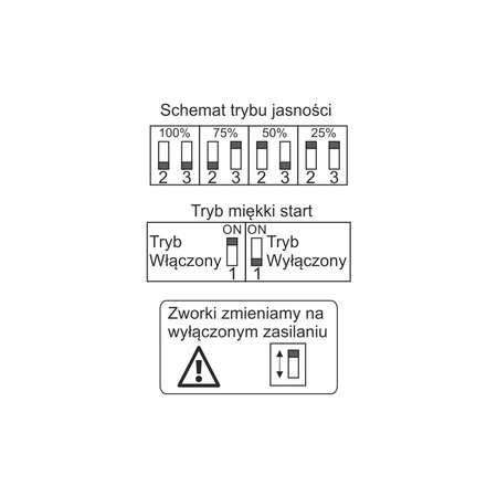 Zasilacz PROVERO ULTRA SLIM konfigurowalny z funkcją SOFT START 4 tryby jasności 24V DC 12,5A 300W