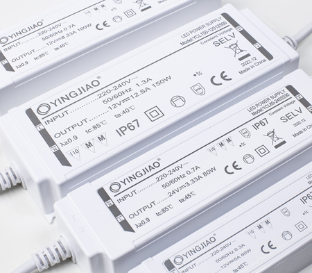 Zasilacz do oświetlenia LED 12V 2A 24W wodoszczelny IP67 YINGJIAO | YCL24-1202000