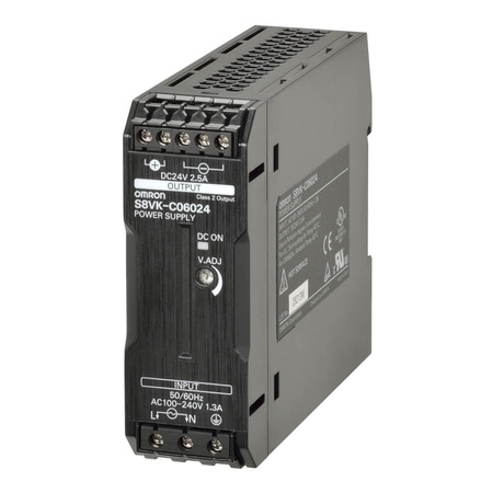 DIN rail power supply 24V 2.5A 60W OMRON | S8VK-C06024