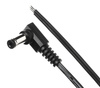 DC two-wire cable 2x0.5mm2 plug 2.5x5.5mm angle | 1.5m