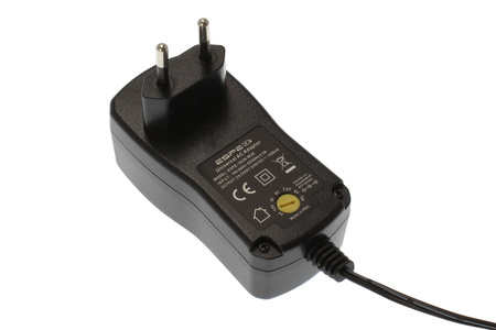 Universal power supply ESPE 3V 4.5V 5V 6V 7.5V 9V 12VDC 1500mA | ESPE-18UN-W2E-MP