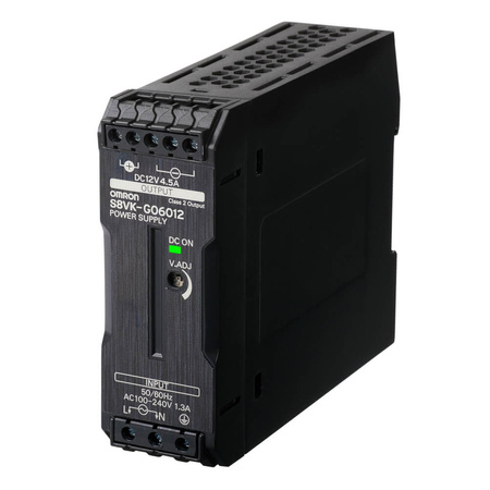 Zasilacz na szynę DIN 12V 4,5A 60W OMRON | S8VK-G06012