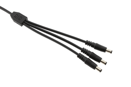 DC splitter 1x4 | 1x 2.1x5.5mm socket + 4x 2.1x5.5mm plug 