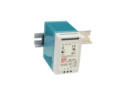 100W DIN rail buffer power supply 27.6V 3.5A. 27.6V 1.25A DRC-100B