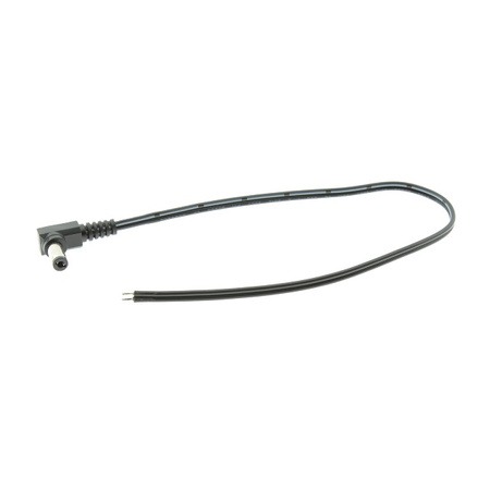 DC two-wire cable 2x0.5mm2 connector 2.1x5.5mm angle | 0.25m