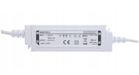 LED power supply 24V 1.5A 36W IP67 ESPE | LPD3624CV 