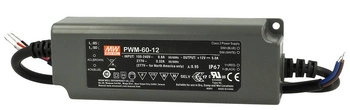 Zasilacz z interfejsem DALI do oświetlenia LED 24V 2,5A 60W KNX Mean Well PWM-60-24KN