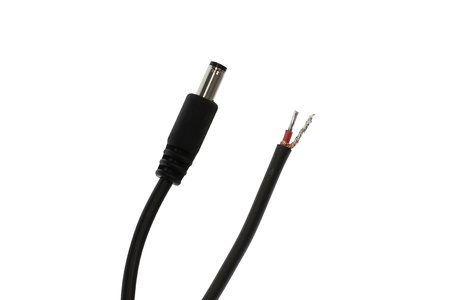 Coaxial DC 1x1mm2 cable with 1.3x3.5mm plug