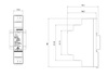 Zasilacz na szynę DIN 12V 1,25A 15W MEAN WELL | HDR-15-12