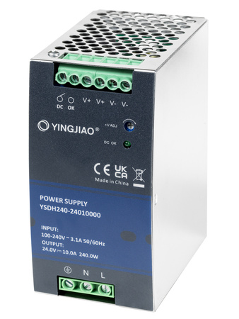 DIN rail power supply 24V 10A 240W YINGJIAO | YSDH240-240010000