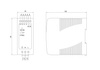 Power supply for a DIN rail 48V 0.83A 40W MEAN WELL | MDR-40-48