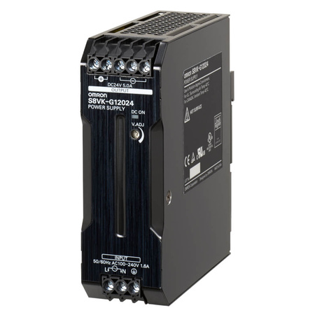 Zasilacz na szynę DIN 24V 5A 120W OMRON | S8VK-G12024