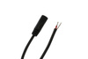 Coaxial DC 1x1mm2 cable with a 2.5x5.5 mm socket