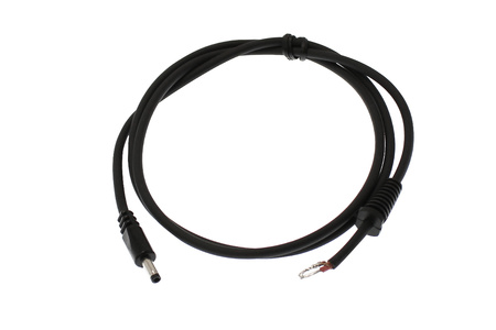 Coaxial DC 1x1mm2 cable with 1.7x5.5mm plug