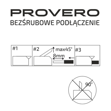 PROVERO ULTRA SLIM configurable power supply with SOFT START 4 brightness modes 24V DC 12,5A 3000W