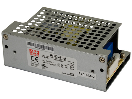Zasilacz buforowy 13,8V 2,8A / 1,5A 59W MEAN WELL | PSC-60A-C