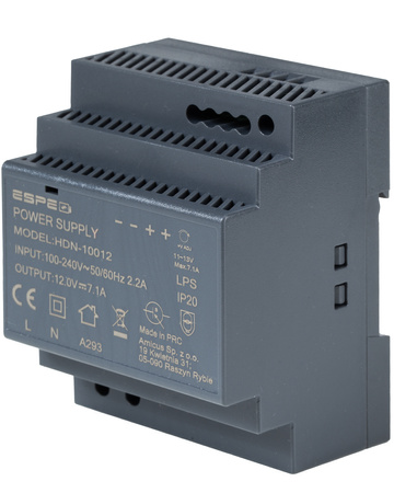 Zasilacz na szynę DIN 12V 11,3A 136W ESPE | HDN-15012